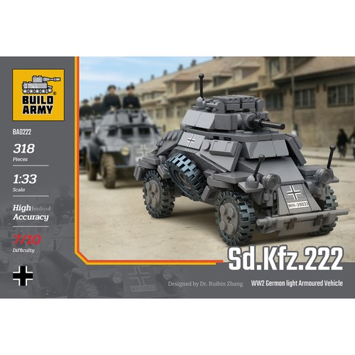 Build army kfz 222 - army, armoured