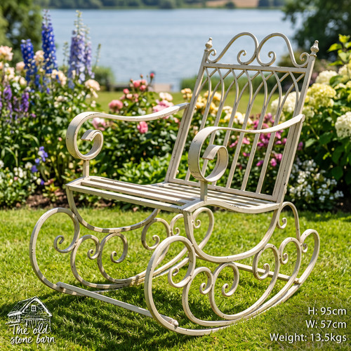 Metal garden rocking chair - metal,