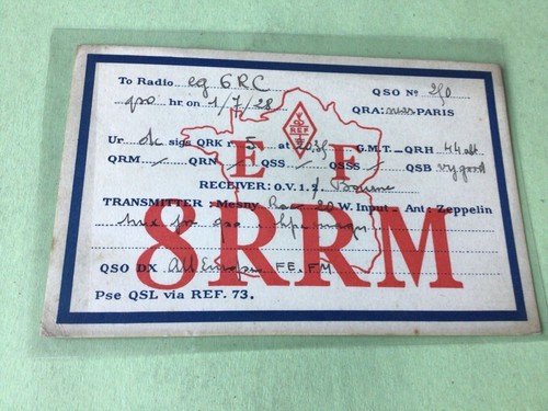 Vintage qsl radio - vintage,