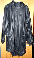 RAINS  black poly rubber long