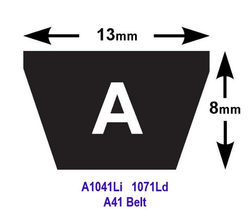 Drive belt a41 - drive, 1074lw
