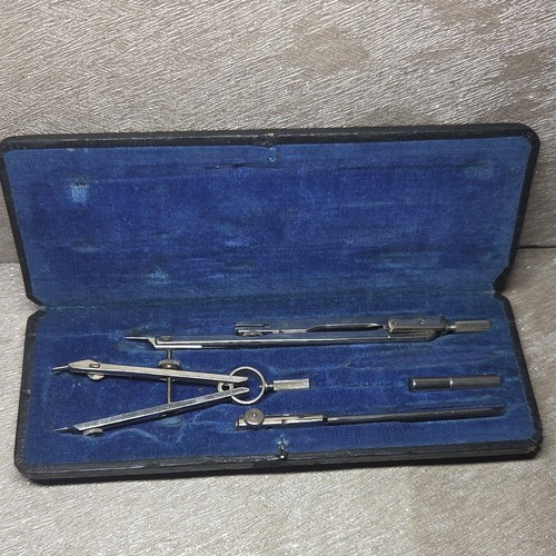 Metal drawing compass set - metal,