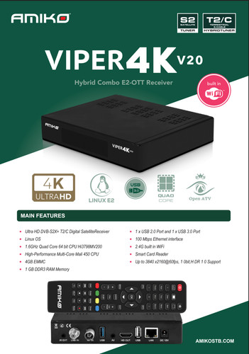 Amiko viper v20 combo - amiko,