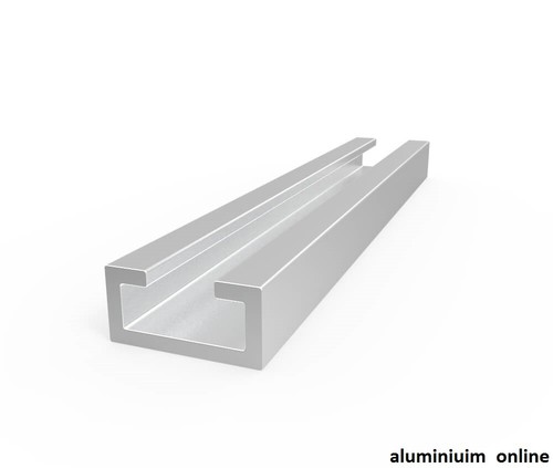 Aluminium slide track channel - aluminium,
