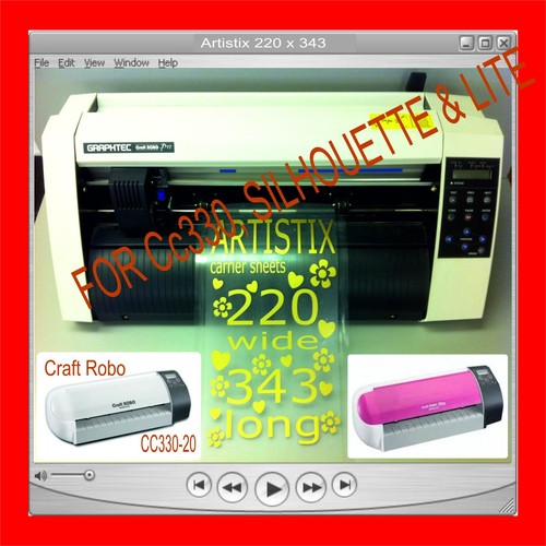 Carrier sheets graphtec - x,