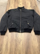 Barbour International Steve McQueen Merchant Wax Jacket, Men’s Large, Navy Blue