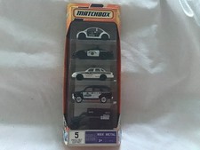 MATCHBOX (J4676) MBX 5 PACK GIFT SET - POLICE VEHICLES  (USA ISSUE)  UNOPENED