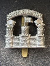 Royal Inniskilling Fusiliers 1926-1934 British Army Original Cap Badge.