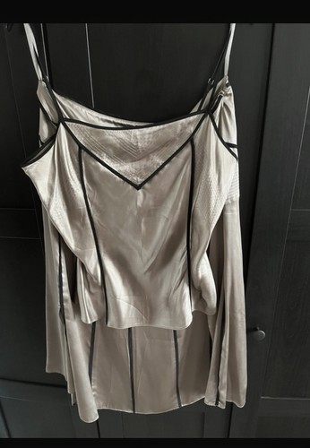 Beige coast strapless - top, with
