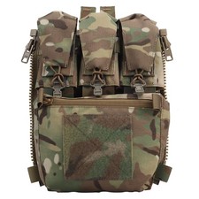 Tactical FCPC V5 Plate Carrier Vest Tri-Pocket Assault Back Panel Storage Pouch⇓