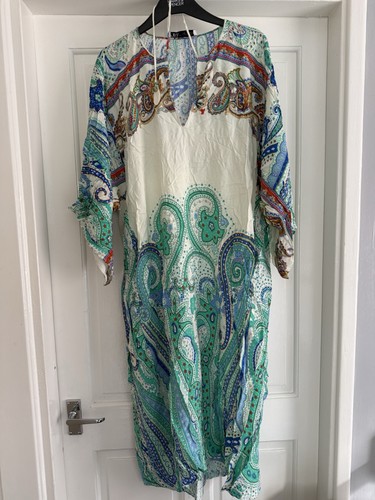 Zara kaftan dress - kaftan, paisley