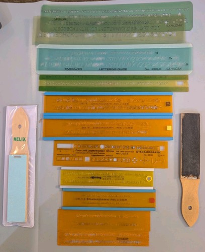 Lot vintage drafting - lot, of