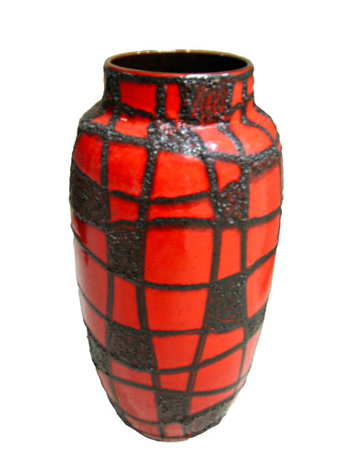 Fat lava large floor vase - large,