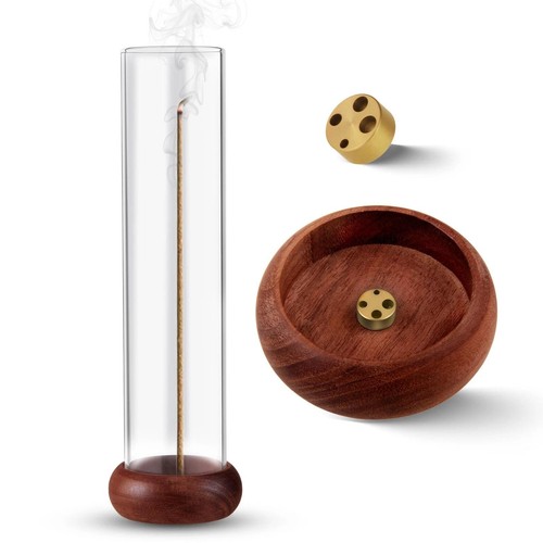 Incense holder walnut wooden - holder,walnut,