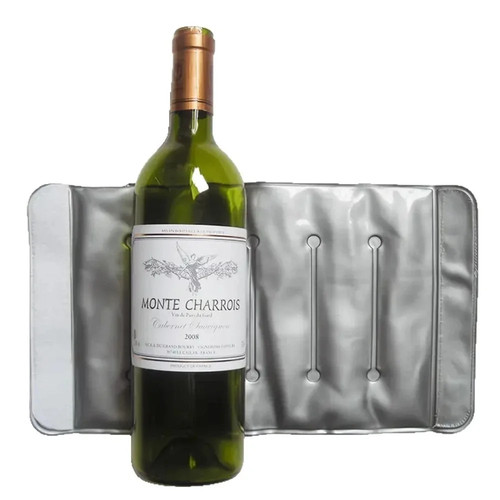 Portable gel wine cooler