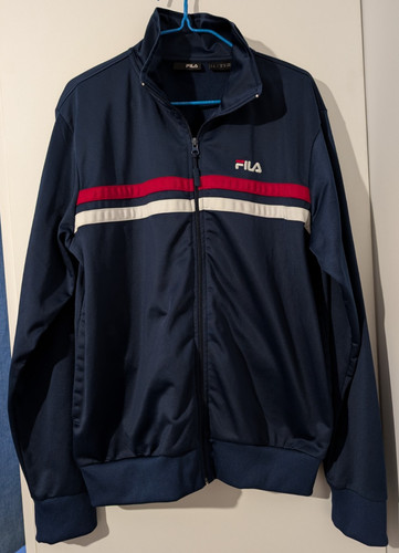Fila retro tracksuit top - fila,