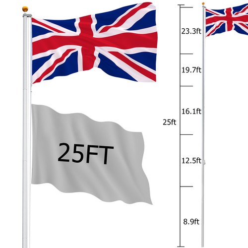 25ft garden aluminium - 25ft,