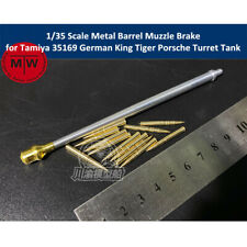 1/35 Metal Barrel Muzzle Brake for Tamiya 35169 German King Tiger Tank Model Kit