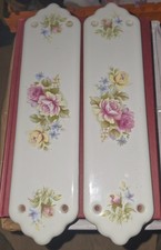 2x Vintage Style Ceramic Door