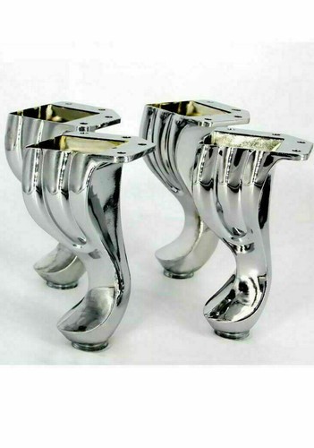 Chrome furniture feet - furniture, legs