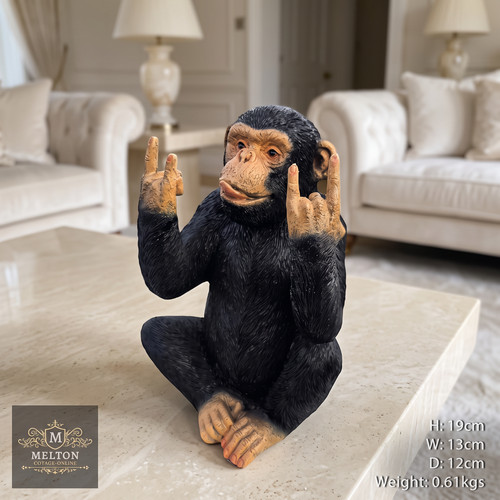 Monkey sculpture chimp - monkey,