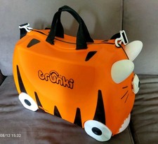 Trunki Orange Tiger Sit On And Ride Case With Strap And Key
