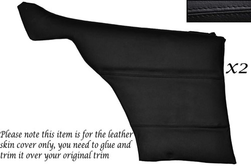 Black stitch rear - black, door
