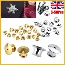 Badge Locking Back Brooch Backs Metal Pin Backs Metal Locking Backs Pin Lock_