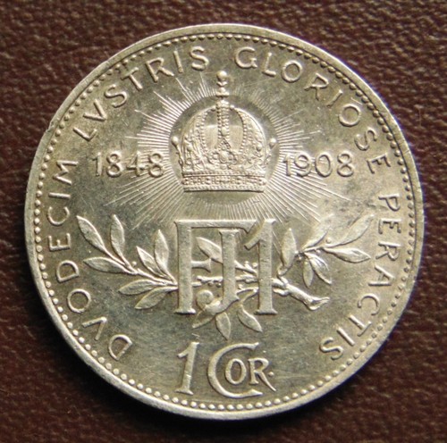 Austria crown 1908 - 1,