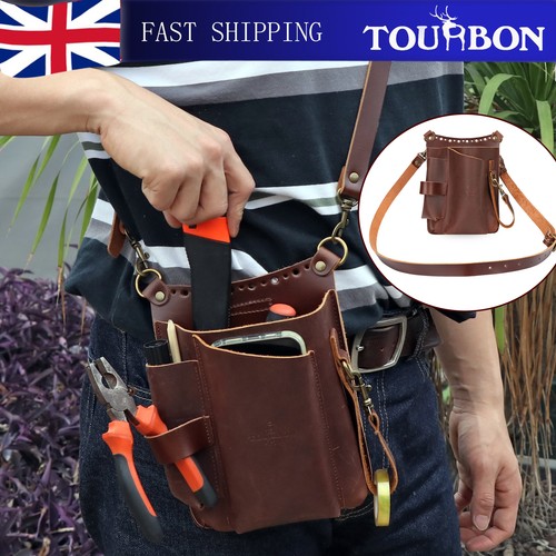 Tourbon leather garden belt - leather,