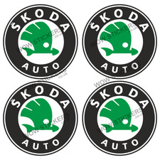 Skoda Logo Car Stickers laptop