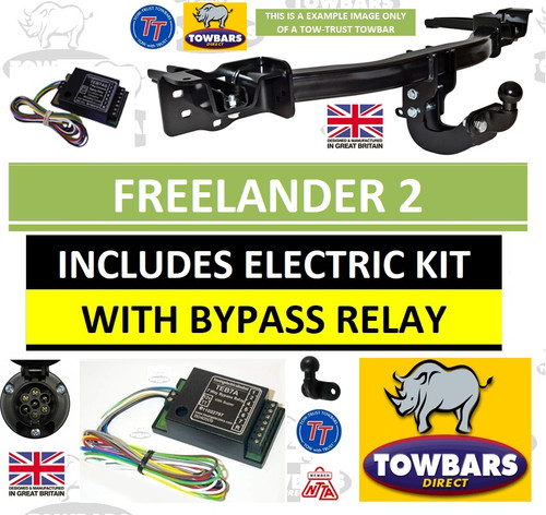 Flange towbar for land - flange,