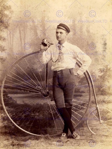 Vintage photo penny farthing - vintage,