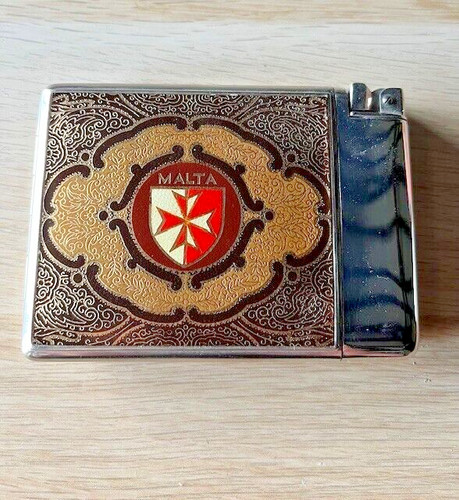Vintage cigarette case with - case,
