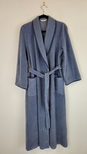 David Nieper Dressing Gown ~ Size Medium Blue Fleece Vgc