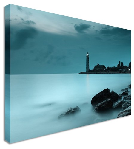 Duck egg blue lighthouse - egg, mist