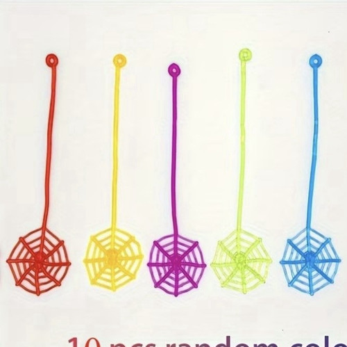 10pcs spider web sticky - spider,