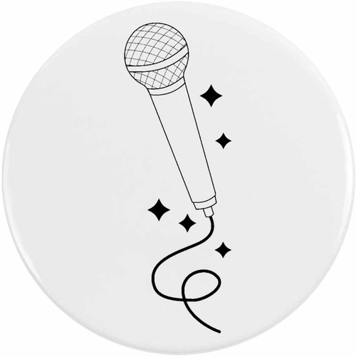 Microphone with glitter - with, glitter'