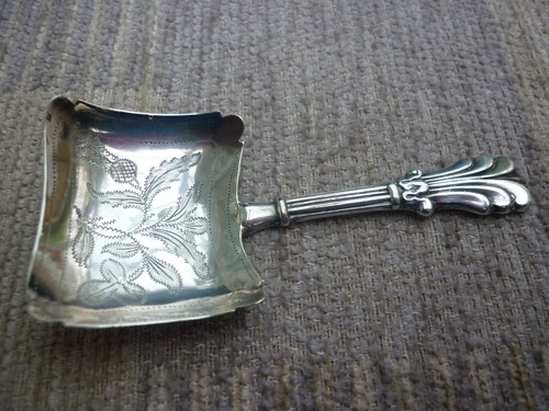 Silver caddy spoon birmingham - silver,