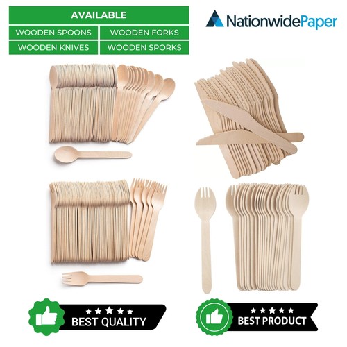 Wooden cutlery disposable - wooden,