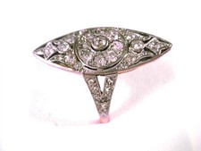 Art Deco Gold 585 Ring with