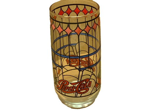 Pepsi cola glass stained - pepsi-cola,