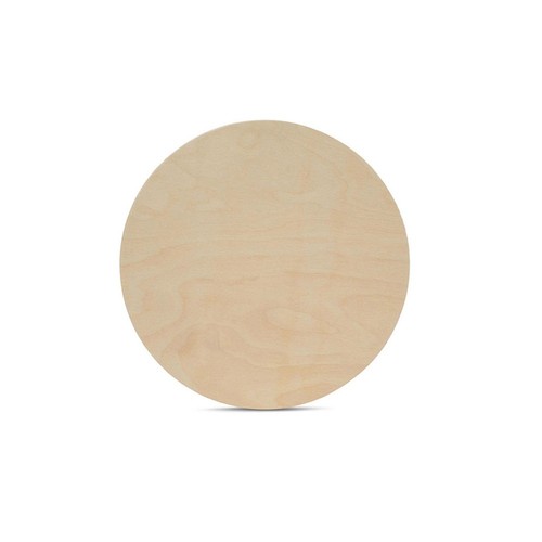 Wood circle discs - circle, 1/2