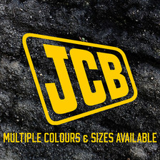 JCB Logo AgriSpec Vinyl Sticker Decal