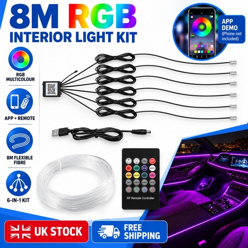 Rgb neon car interior - in,