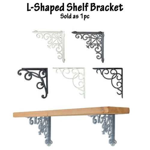 1pc shaped wall shelf - l-shaped,