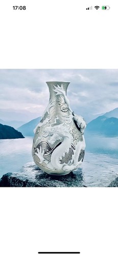 Lladro bud vase - bud, dragons