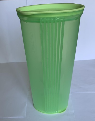 Green tupperware oval - green,