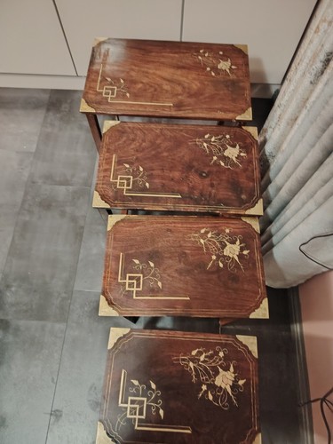 Antique nest tables set of - antique,