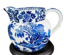 TG Green Ming Pattern Willow Style 1 Pint Water/Milk Jug Vintage